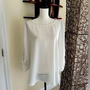 Tahari Sheer Top